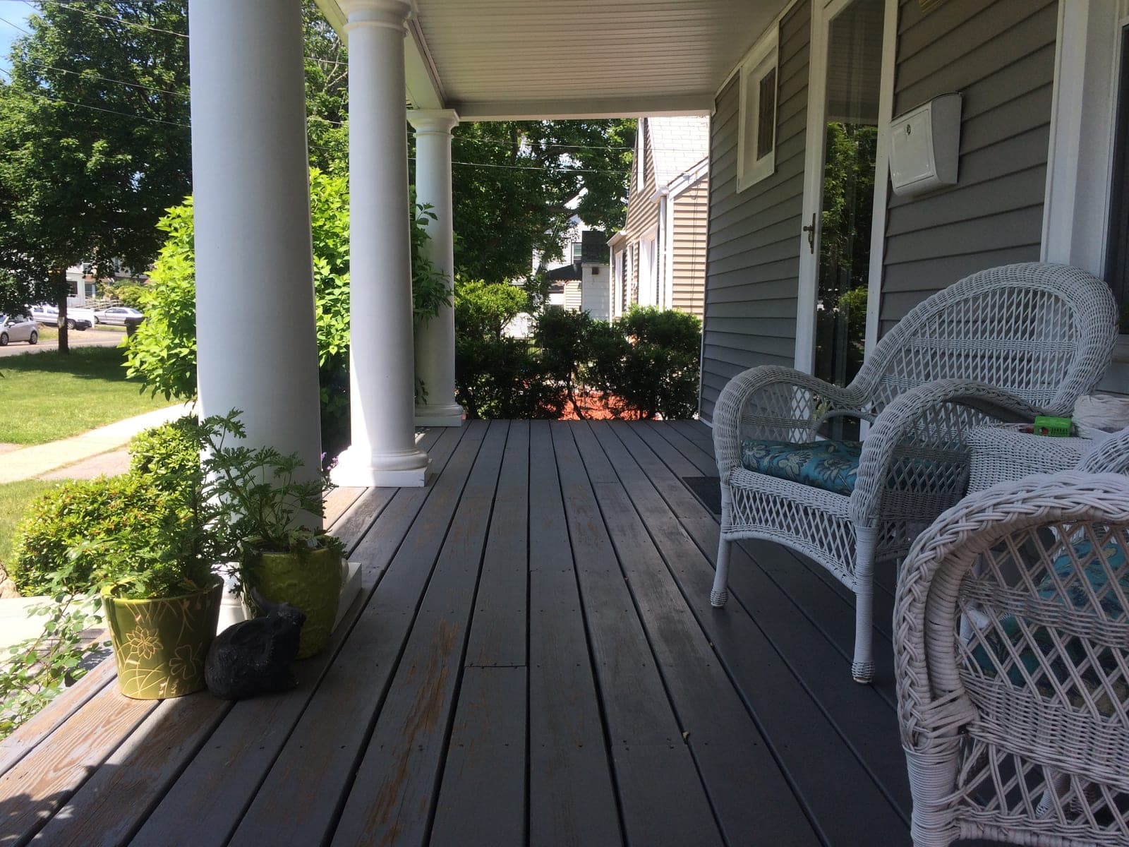 Classic Columned Front Porch